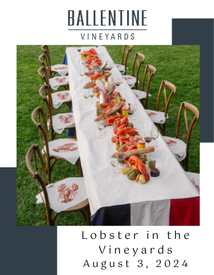 Lobster Dinner in the Vineyards